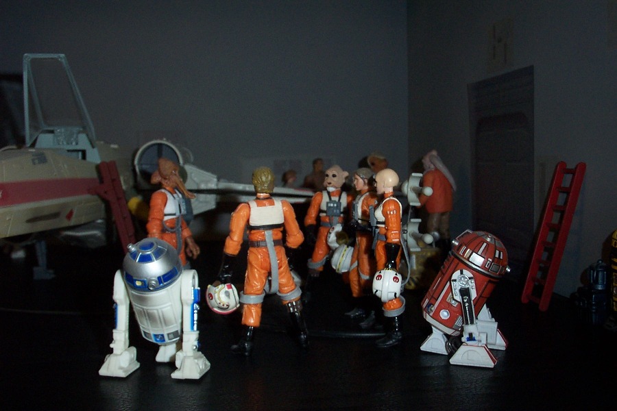 Our Basement Rogue Squadron Hangar