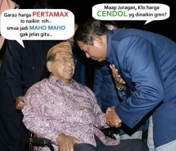 meme gusdur sby kalo harga cendol dinaikin gimana