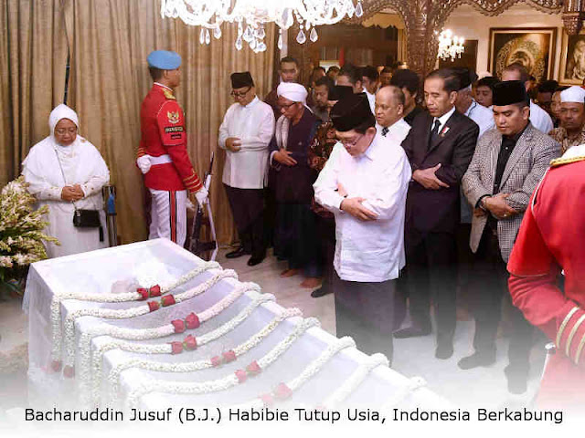 Bacharuddin Jusuf (B.J.) Habibie Tutup Usia, Indonesia Berkabung Bacharuddin Jusuf (B.J.) Habibie Tutup Usia, Indonesia Berkabung