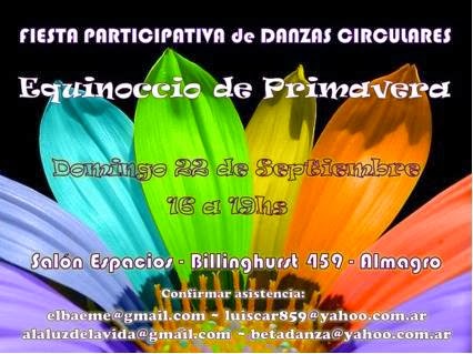 Fiesta Participativa de Danzas Circulares- 22 de Septiembre - 2013