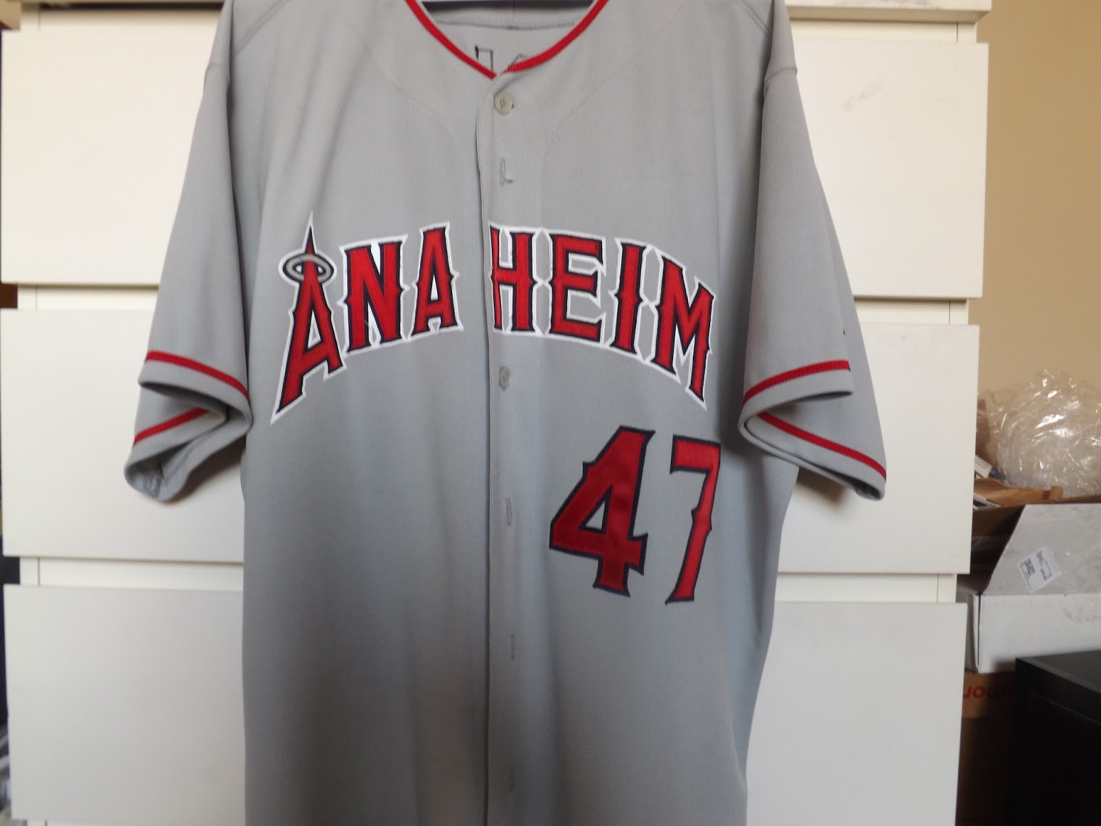 angels gray jersey