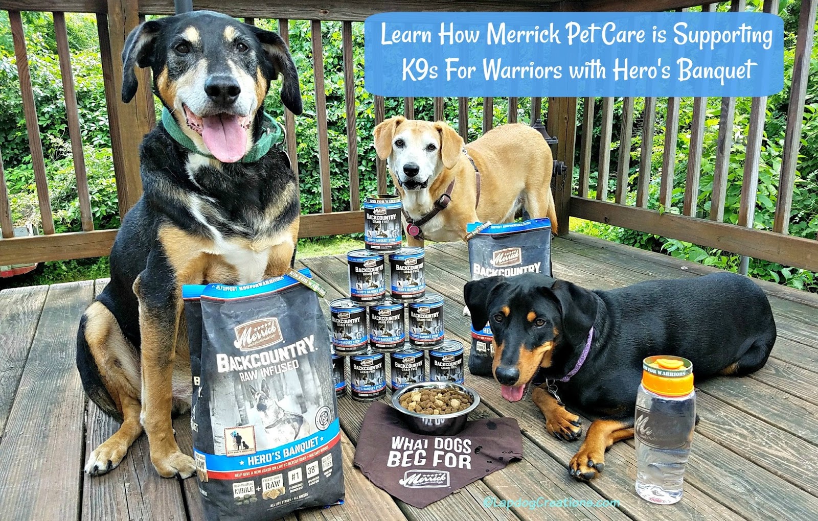 merrick dog food hero's banquet