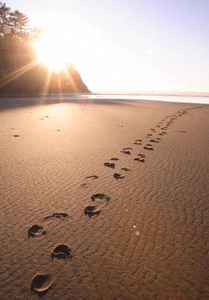 Griega colunga FOTOS DE HUELLAS EN LA ARENA DE LA PLAYA