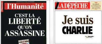 Charlie Hebdo la depeche l'humanite