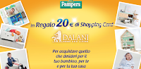 Pampers ti regala un buono Dalani da 20 euro : premio sicuro Logo Pampers ti regala un buono Dalani da 20 euro : premio sicuro