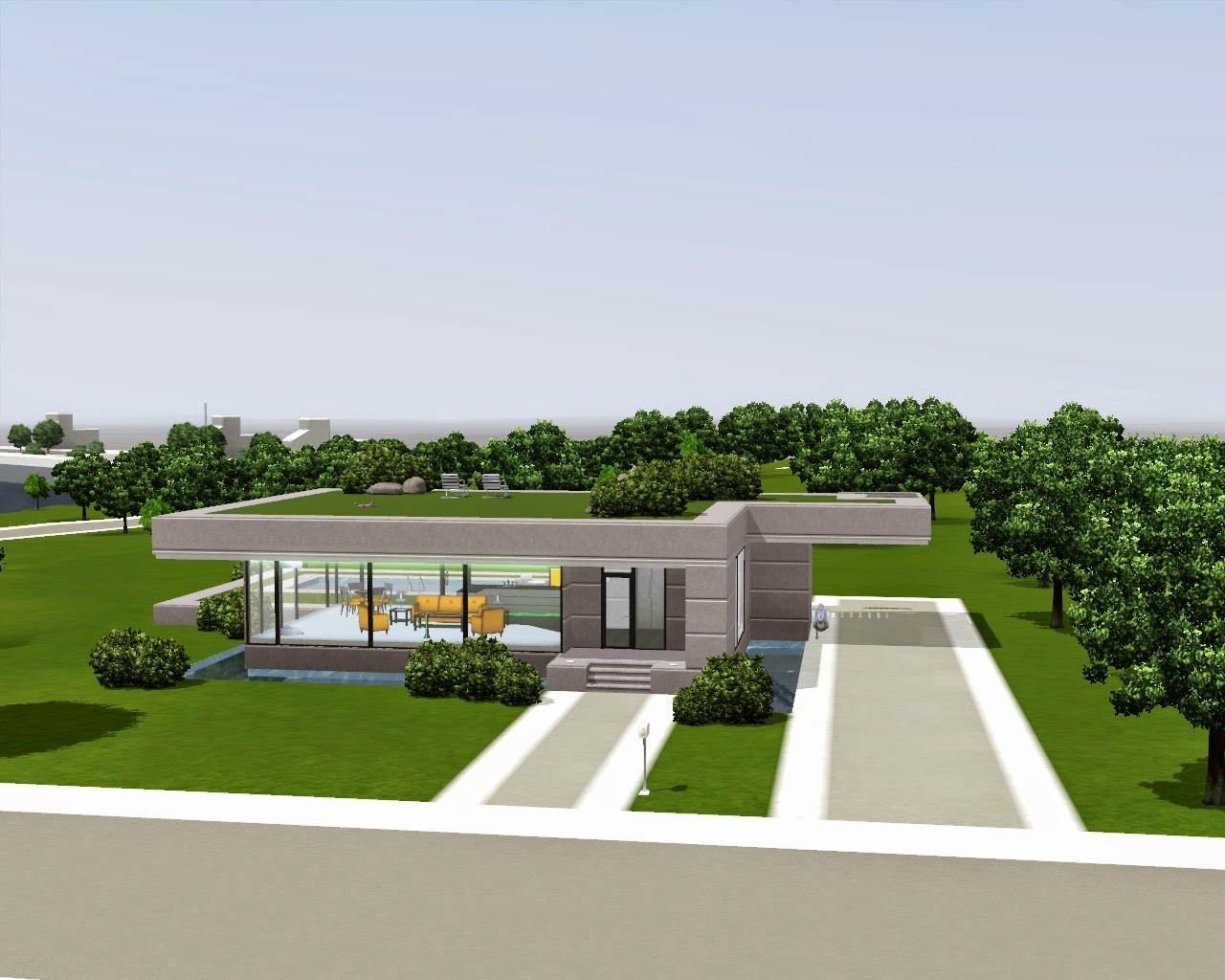 Summer's Little Sims 3 Garden Oasis Landing (The Sims 3 Into the