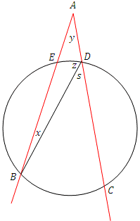 Ángulo externo a una circunferencia Ángulo-externo-a-una-circunferencia