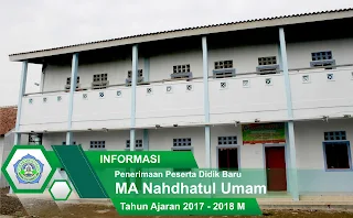 Pendaftaran MA Nahdhatul Umam Kempek 2017