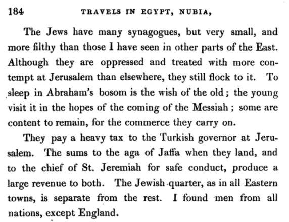Just To Show How the Hate of Jews In Historical Israel, Was Way Before The Conception of Zionism Nubia1