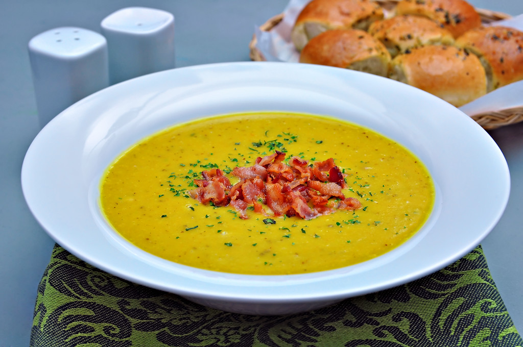 Bacon and Lentil Soup Goan twist