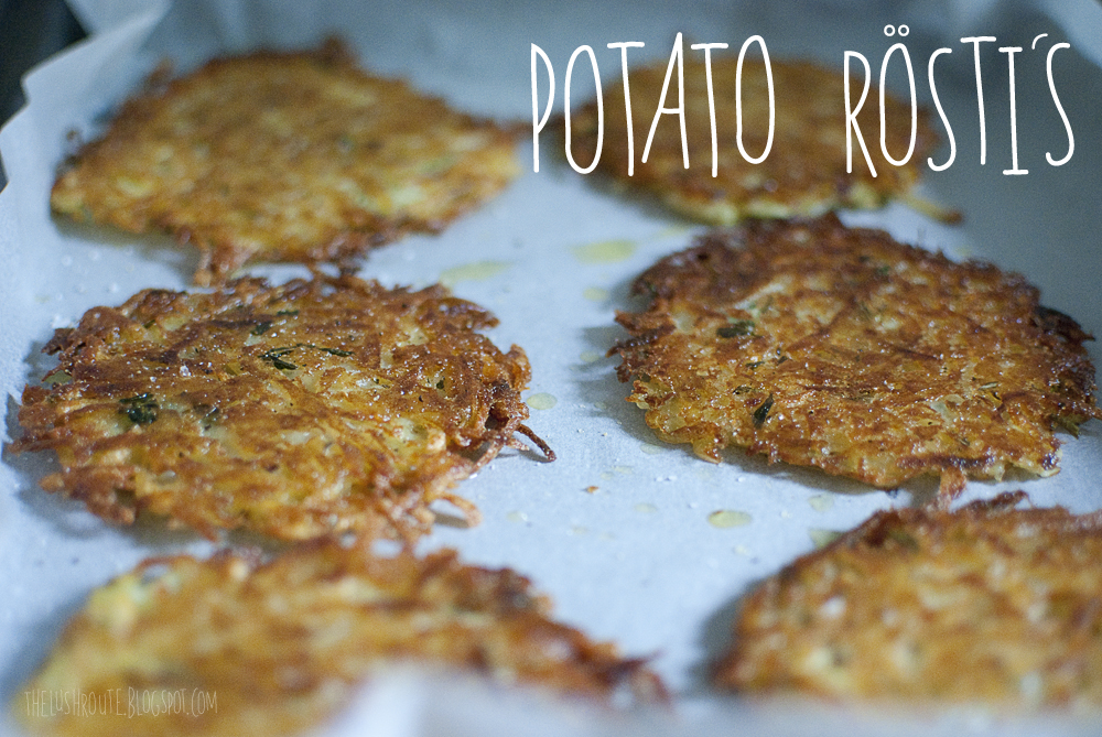 The Lush Route VEGAN POTATO ROSTI'S