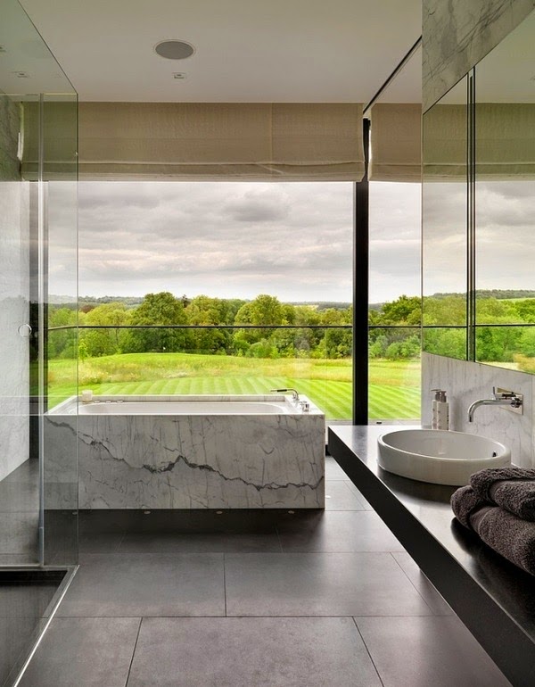 Top 32 interior design ideas for bathroom: simply as a synonym for modern