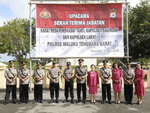 Andre Sukendar Pimpin Sertijab 4 Pejabat Utama di Polres MTB Andre Sukendar Pimpin Sertijab 4 Pejabat Utama di Polres MTB