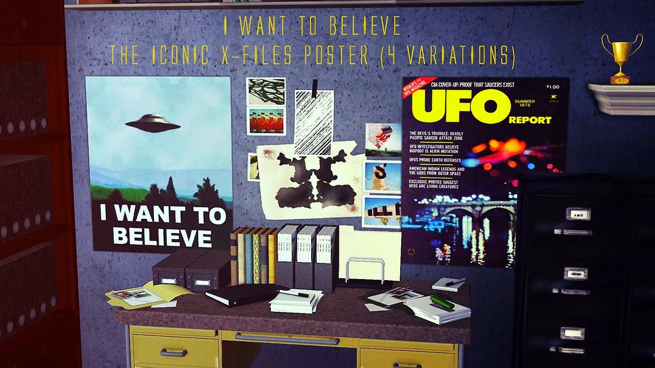 Affiche X Files I Want To Believe Téléchargement Gratuit Gratuit