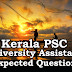 Kerala PSC : Expected Question for University Assistant Exam - 09