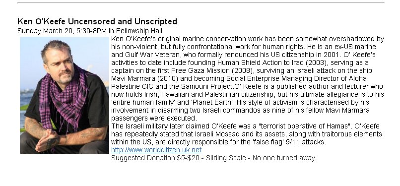 o keefe promotes himself in