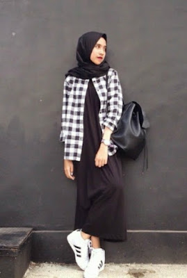 Kemeja Flanel Wanita Hijab 7 Kemeja Flanel Wanita Hijab 7