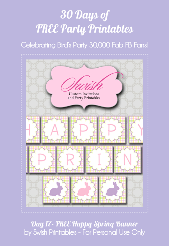 Free Printable Happy Spring Party Banner Party Ideas Party free-printable-happy-spring-party-banner-party-ideas-party