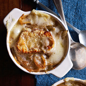 My Favorite Things: French Onion Soup with Gruyere Cheese Bread