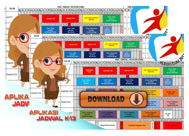 Aplikasi Jadwal Pelajaran Kurikulum 2013 Excel Gratis Untuk SD Aplikasi Jadwal Pelajaran Kurikulum 2013 Excel Gratis Untuk SD