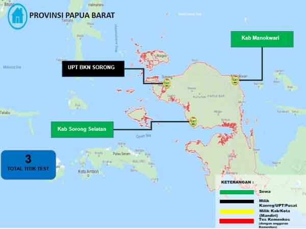 Lokasi Tes Cat BKN Propinsi Papua Barat Lokasi Tes Cat BKN Propinsi Papua Barat