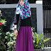 Model Baju Hijab 2 Warna Kekinian