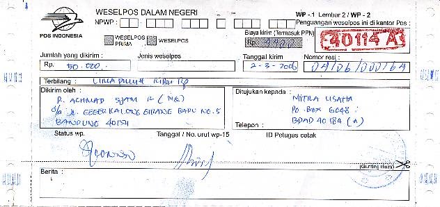 Contoh Kasus Surat Wesel Contoh Surat