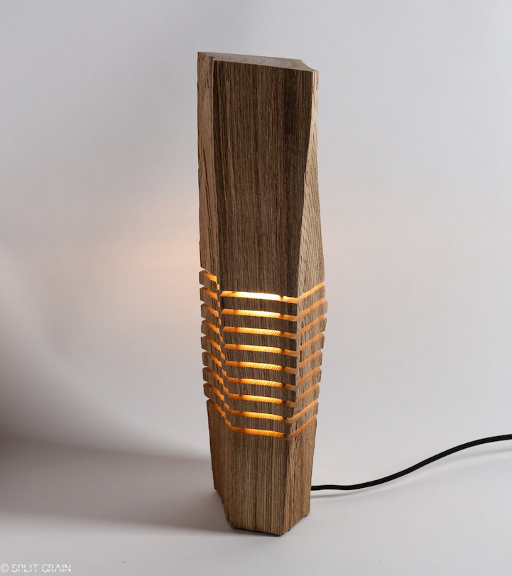Sliced Sculpture Lamps Highlight the Natural Beauty of Firewood Sliced Sculpture Lamps Highlight the Natural Beauty of Firewood