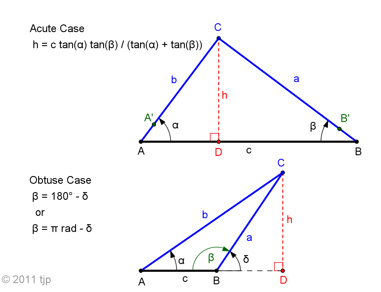 I Am With Stupid: Find height of object from two sightings (ASA)