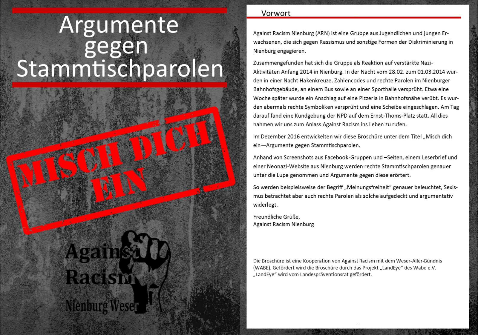 Against Racism Nienburg Weser Misch dich ein Against Racism Nienburg Weser Misch dich ein