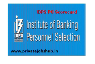 IBPS PO Scorecard IBPS PO Scorecard