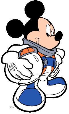 Mickey mouse astronauta