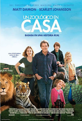 Poster Un Zoológico en casa con Matt Damon y Sacrlett Hohansson