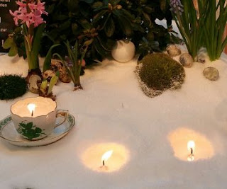 Kerzensand als Kerzendeko bei tischdeko-online.de