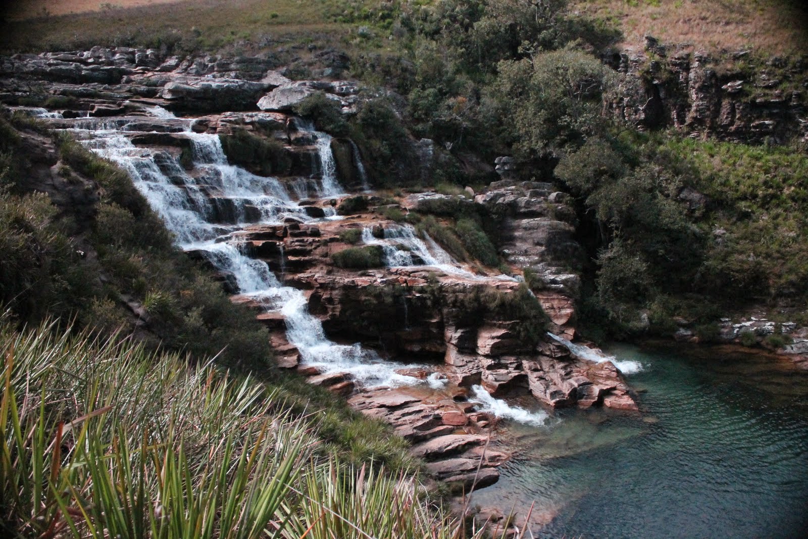 SERRA DA CANASTRA cachoeira casca d'anta parte alta