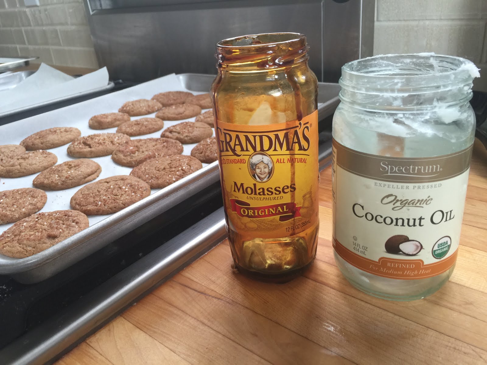 FEAST EVERYDAY Molasses Cookies (with Coconut Oil)
