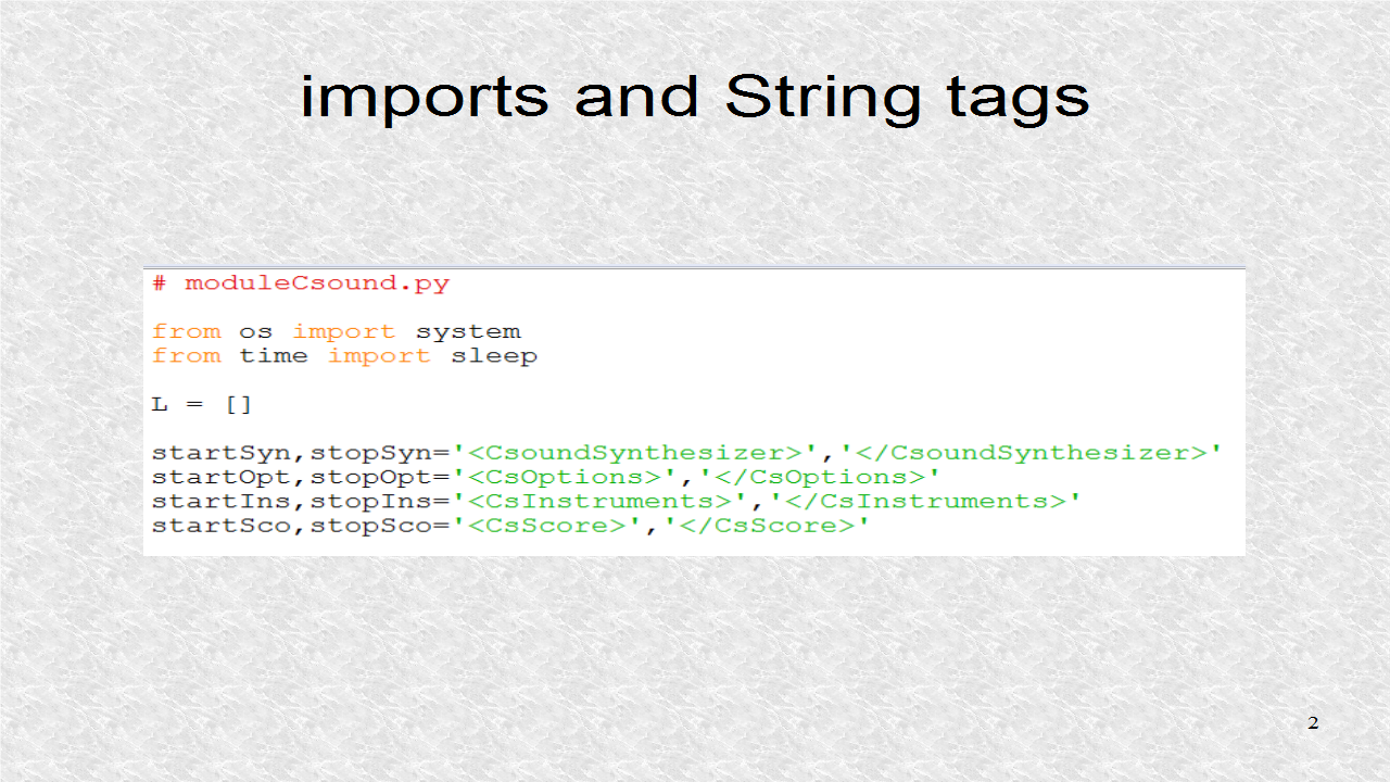 Audio Programming In Python 16. Python Csound Module
