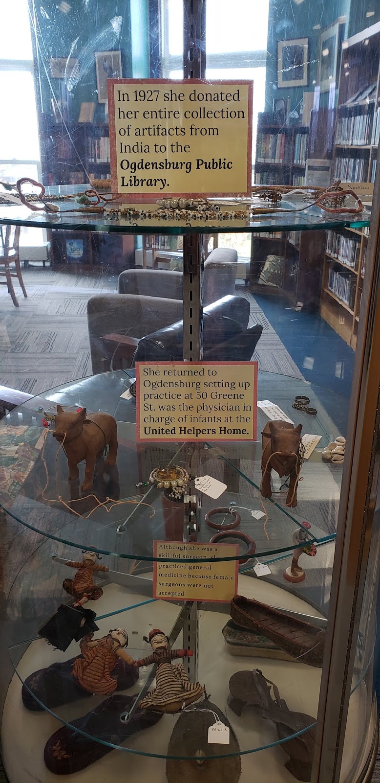 Ogdensburg Historical Commission Display