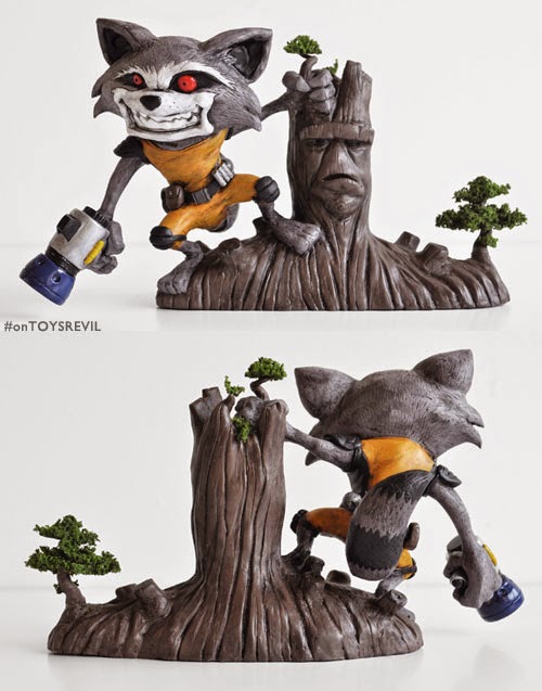 rocket raccoon and groot toys