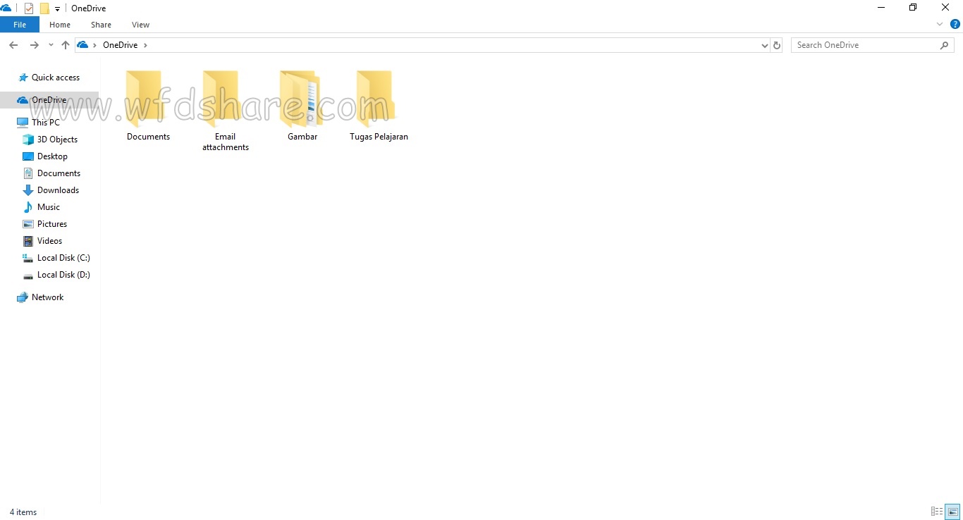 Microsoft OneDrive work all windows 