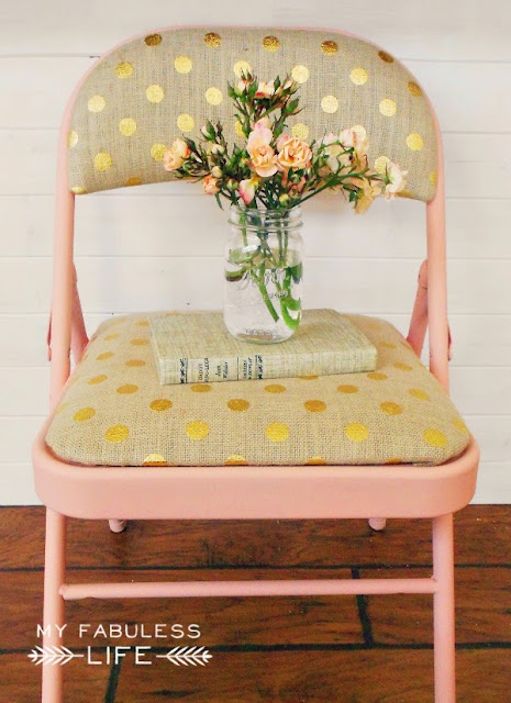 DIY Folding Chair Cushion  Oleander + PalmOleander + Palm