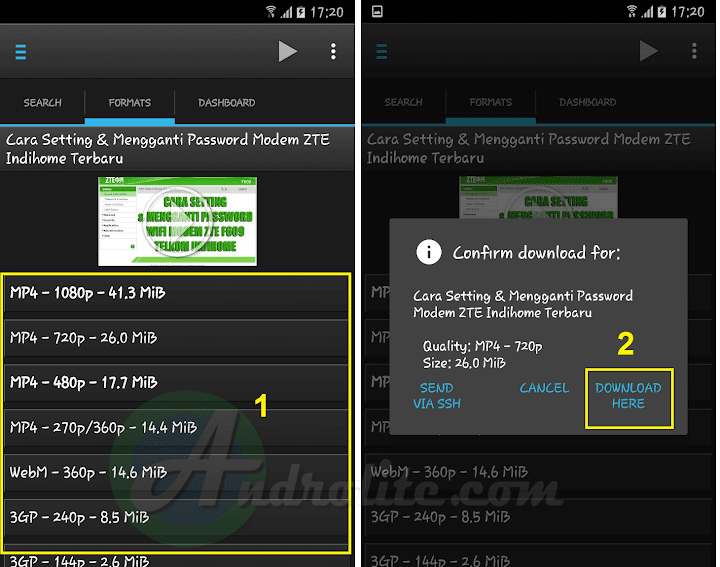 Cara Download Video Youtube Menggunakan Dentex Cara Download Video Youtube di Android Menggunakan Video Downloader Gratis