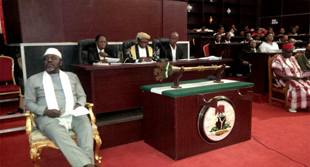Governor Rochas Okorocha proposes a N190 billion-Naira budget for 2018 to the State Assembly Governor Rochas Okorocha proposes a N190 billion-Naira budget for 2018 to the State Assembly