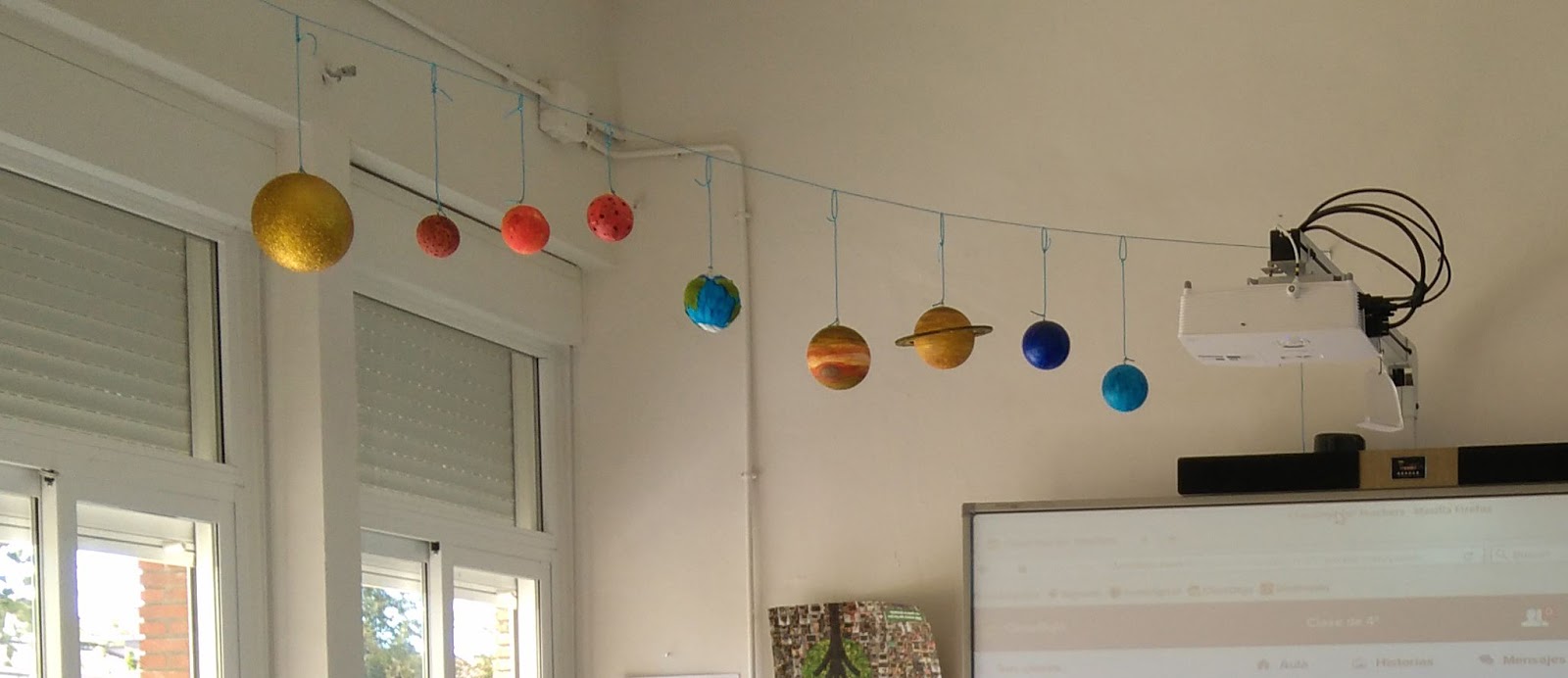 CLUB DE IDEAS | Un Sistema Solar móvil con bolas de pórex ~ La Eduteca