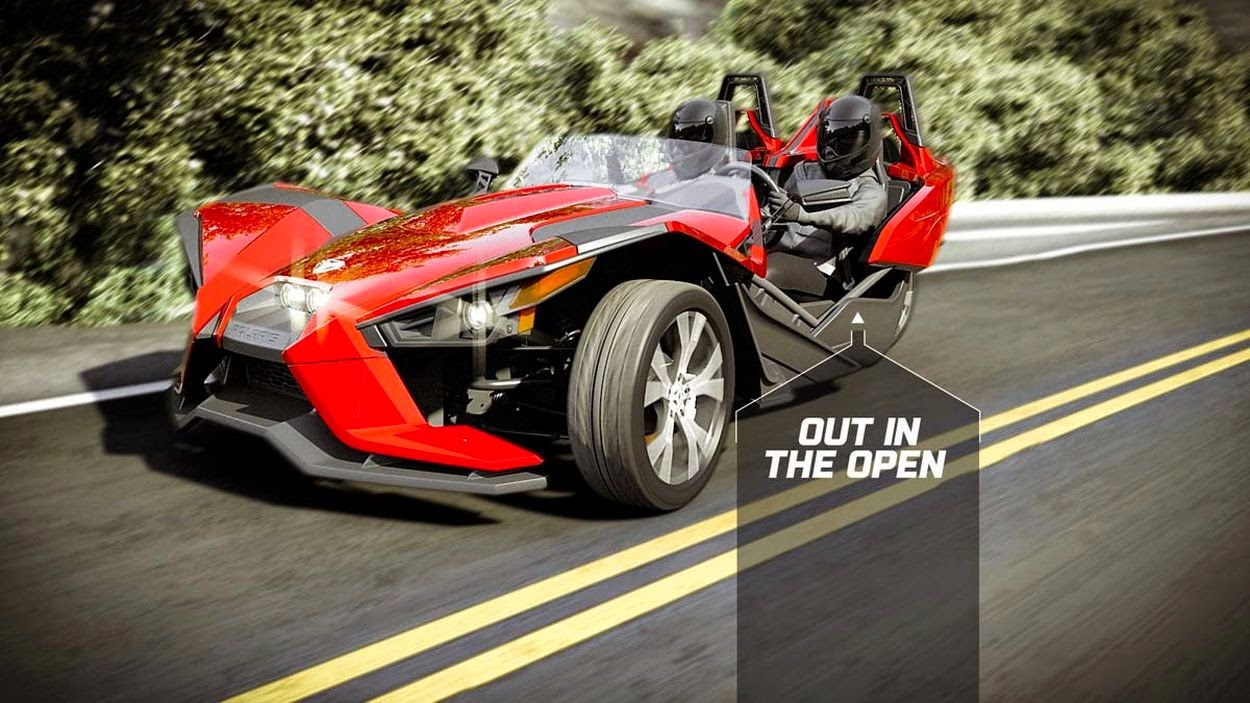 Tecnoneo Polaris Slingshot es el nuevo vehículo que te hará sentir la