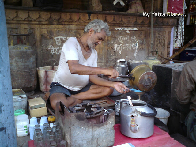 A Tea shack or Chaiwala in Mathura