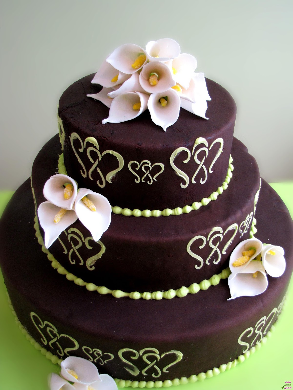 Three Tier Chocolate Cake Three Tier Chocolate Cake