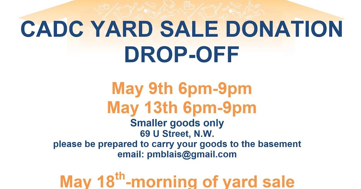 bloomingdale Bloomingdale Community Day yard sale donation drop off