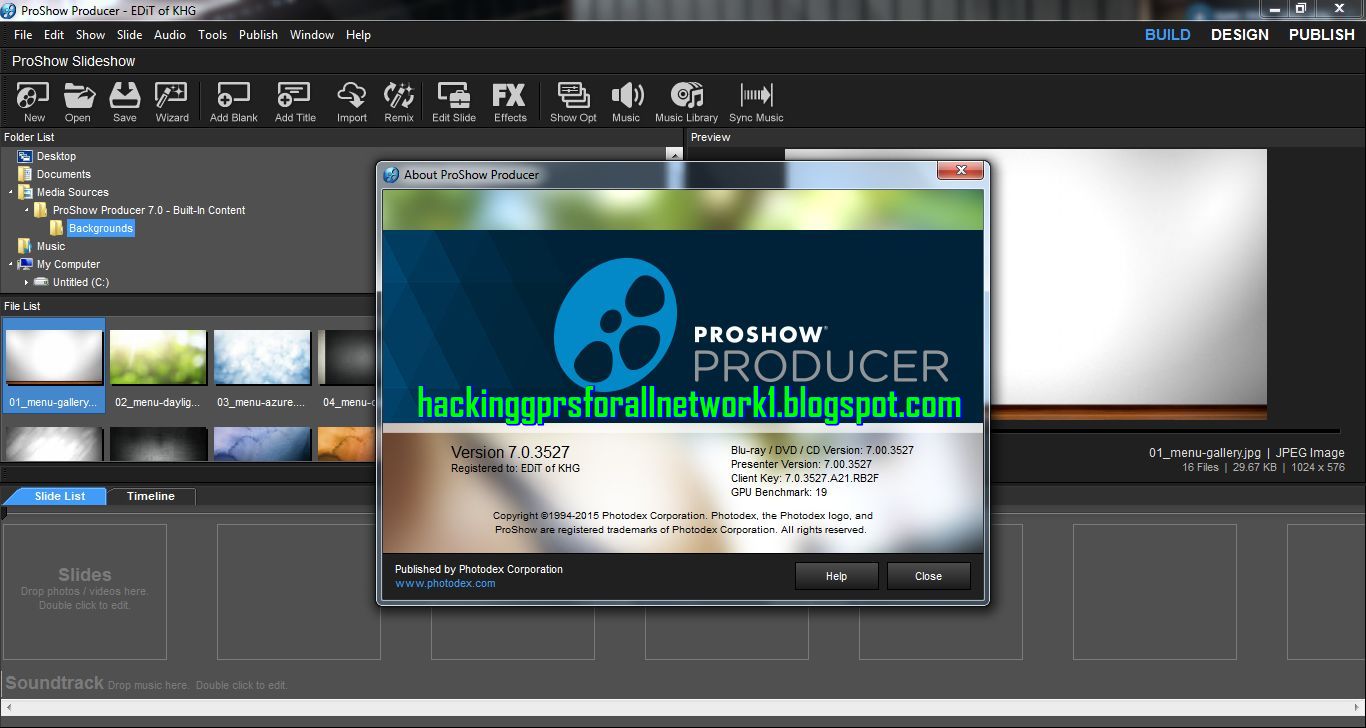 Proshow Producer 6.0.3392 Serial Key