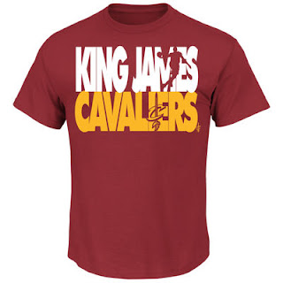 LeBron James Cleveland Cavaliers Majestic Player Voltage T-Shirt - Wine $21.99